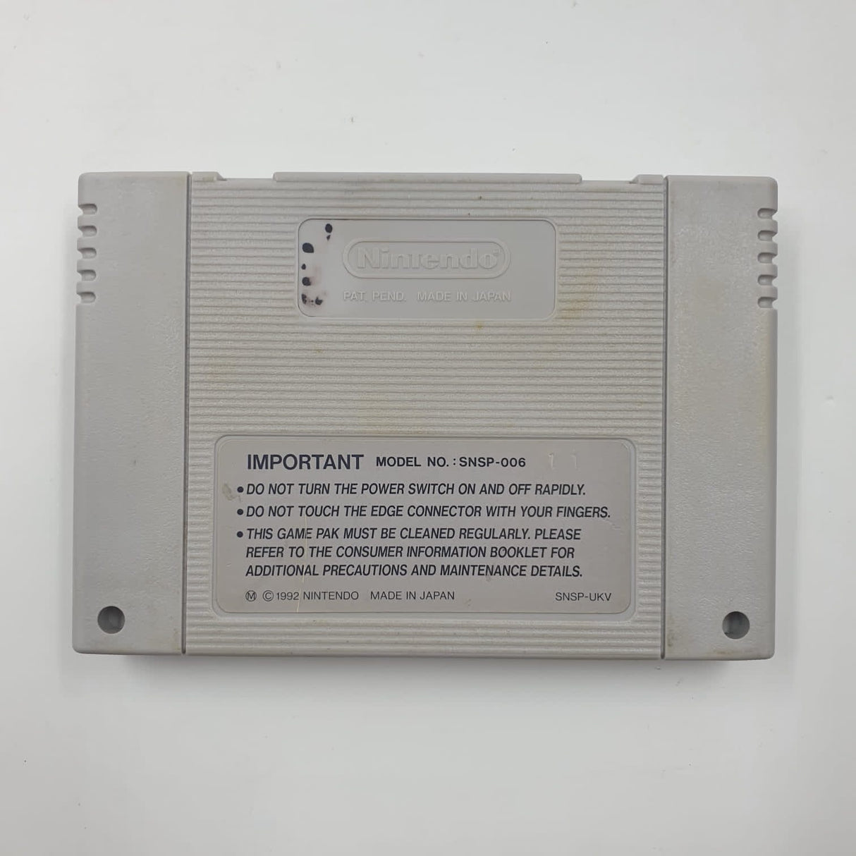 Blazing Skies Super Nintendo SNES Game Cartridge PAL