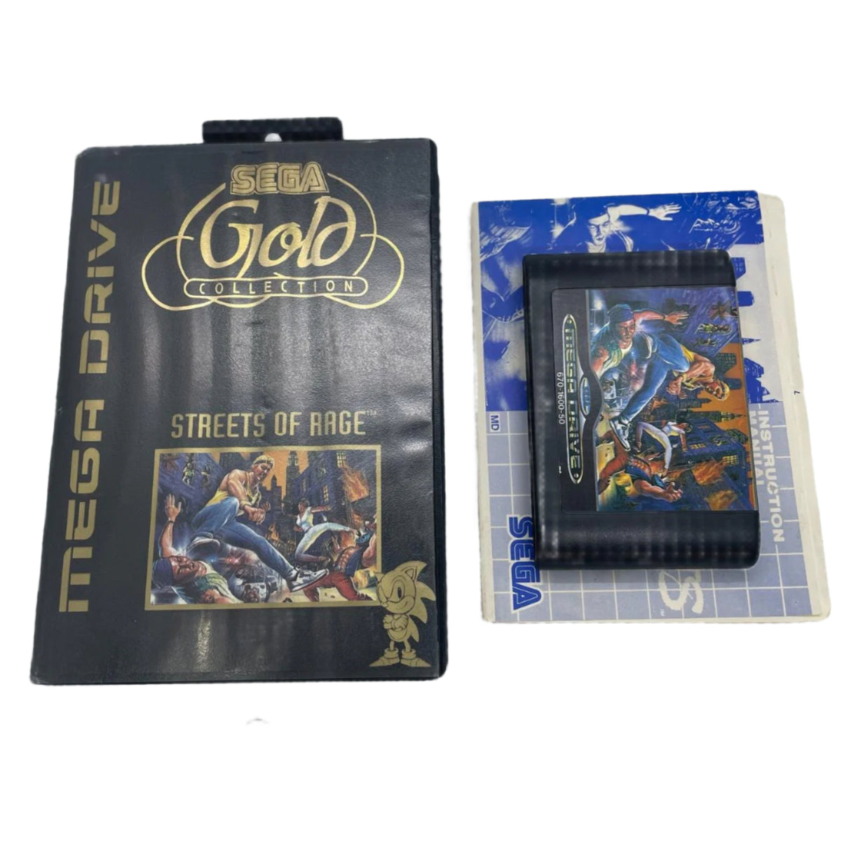 Streets of Rage Gold Collection Sega Mega Drive Game + Manual PAL