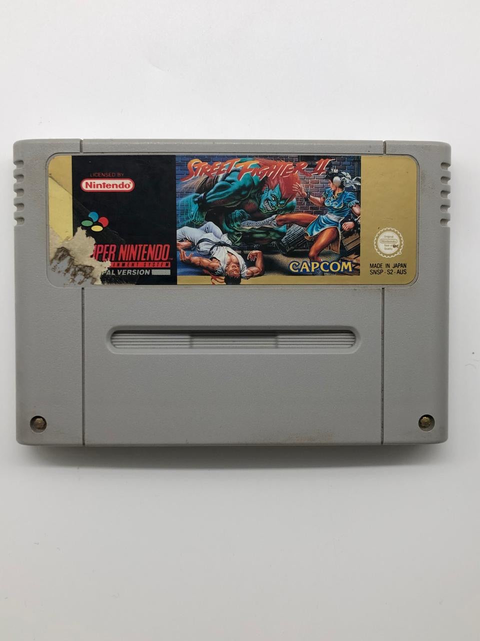 Street Fighter 2 II Super Nintendo SNES Game Cartridge PAL