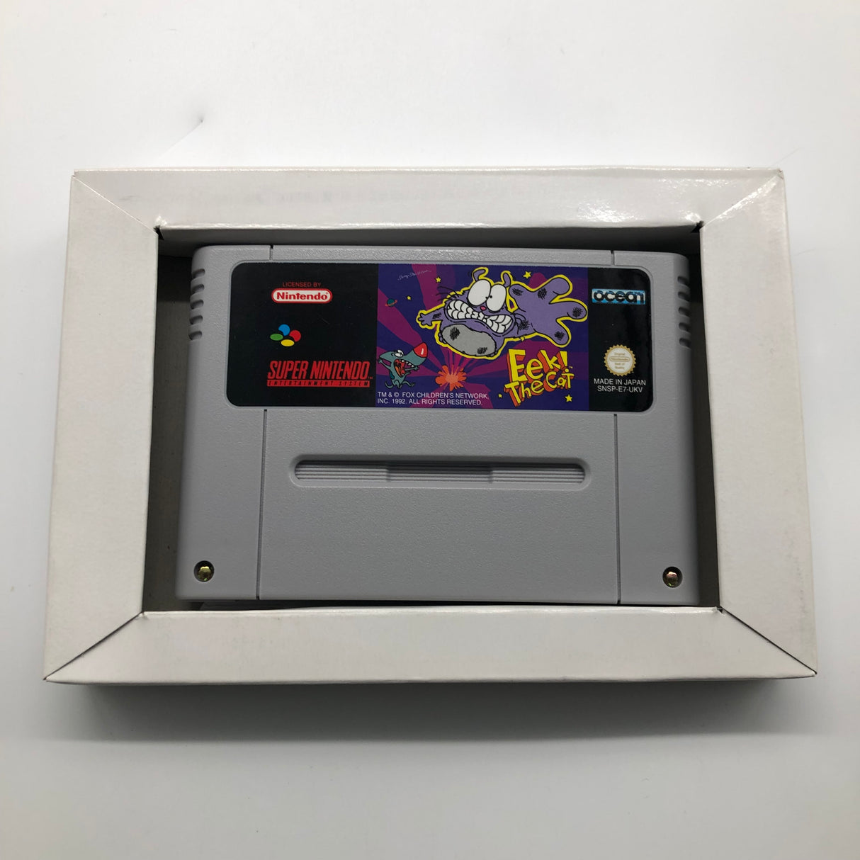 Eek! the Cat Super Nintendo SNES Game Boxed Complete PAL