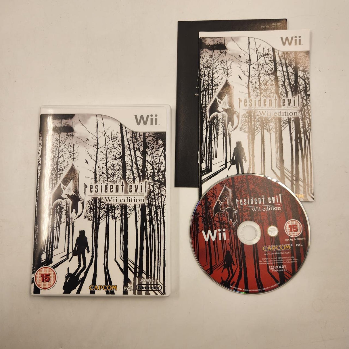 Resident Evil 4 Wii Edition Nintendo Wii Game + Manual PAL