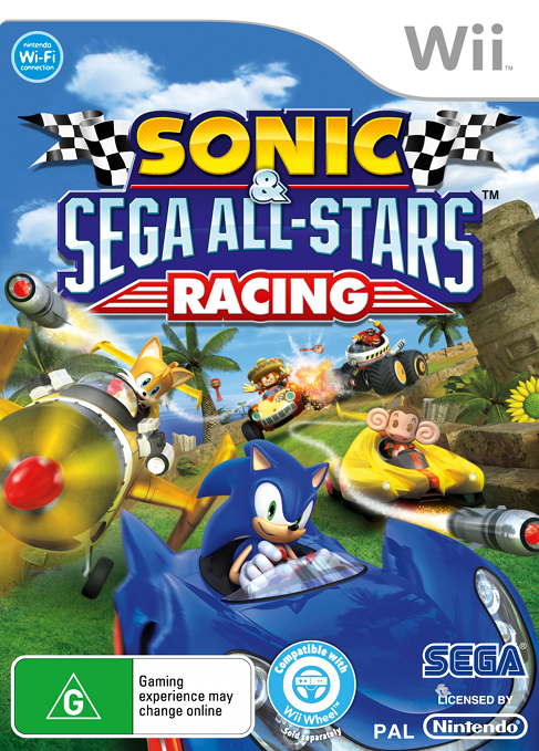 Sonic & SEGA All-Stars Racing Nintendo Wii Game PAL
