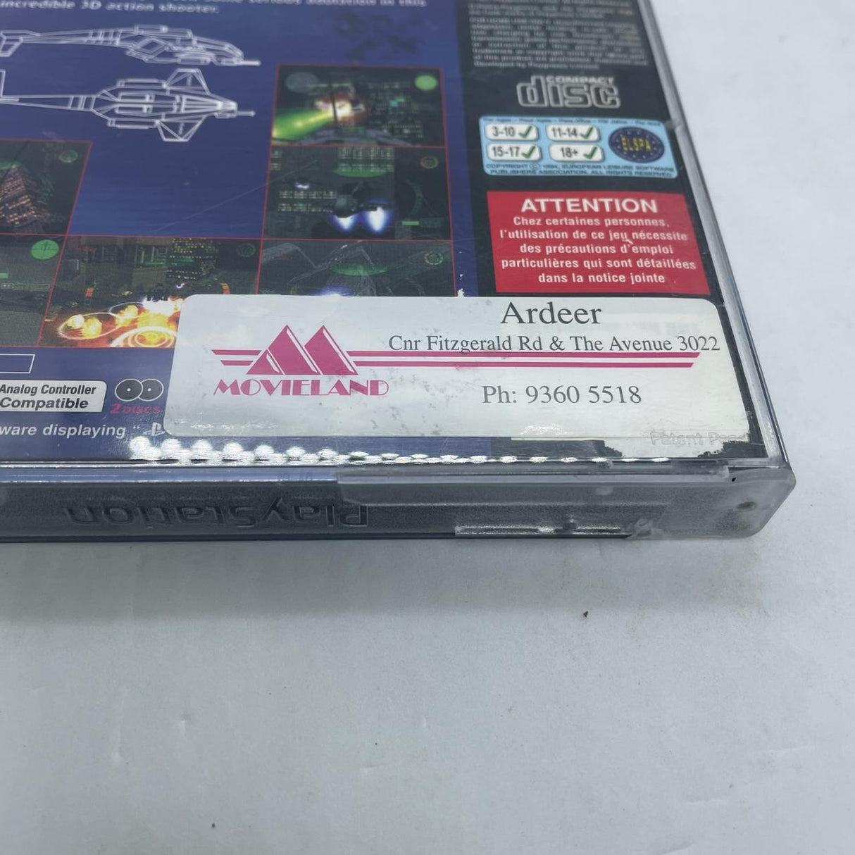 G-Police PS1 Playstation 1 Game + Manual PAL