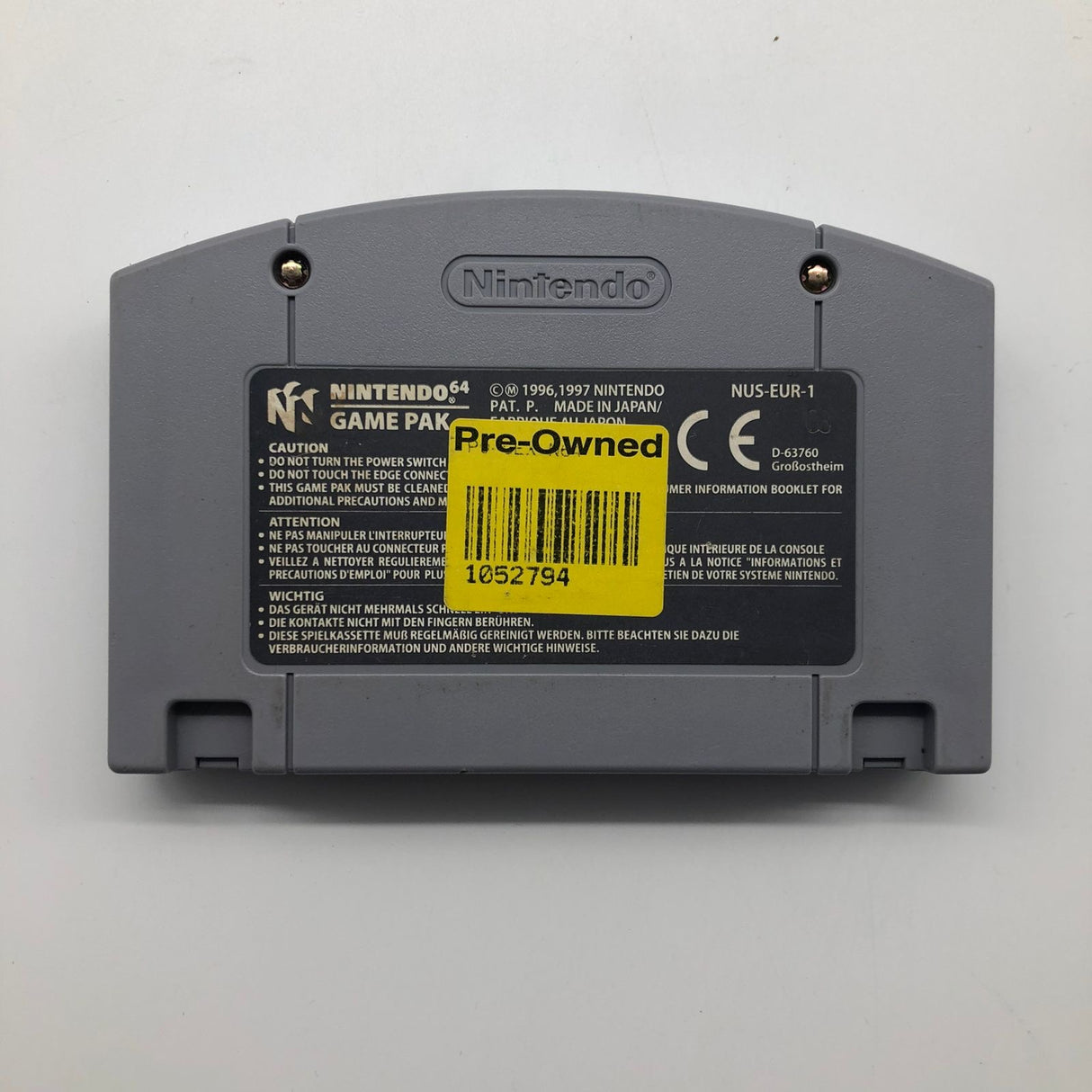 Gex 64: Enter the Gecko Nintendo 64 N64 Game Cartridge PAL