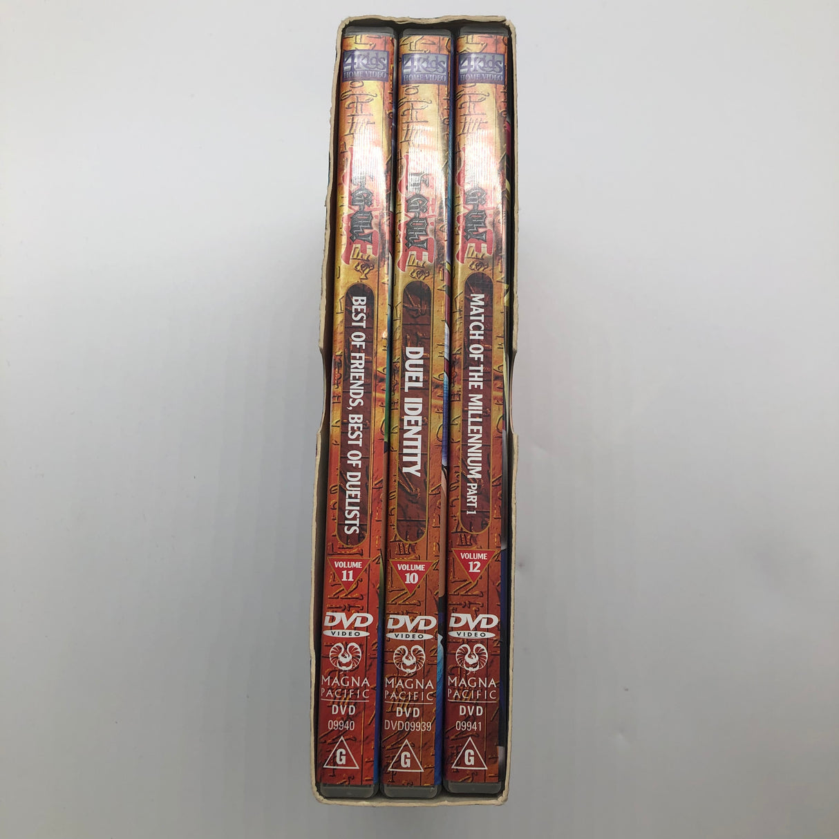 Yu-Gi-Oh DVD Volume 10-12 Manga Book
