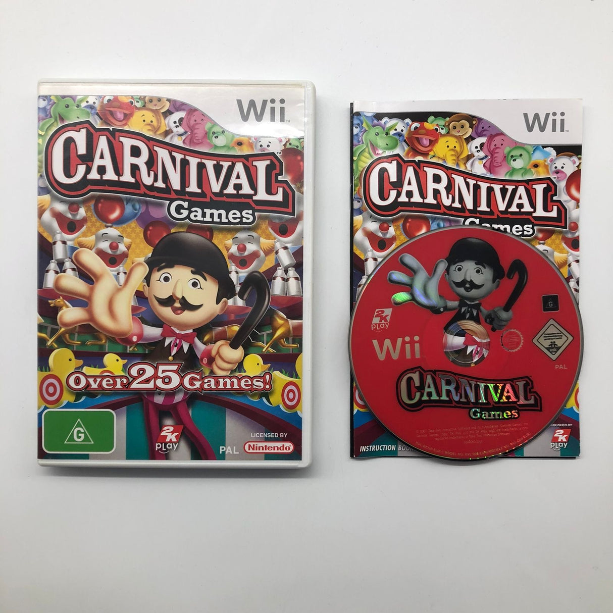 Carnival Games Nintendo Wii Game + Manual PAL