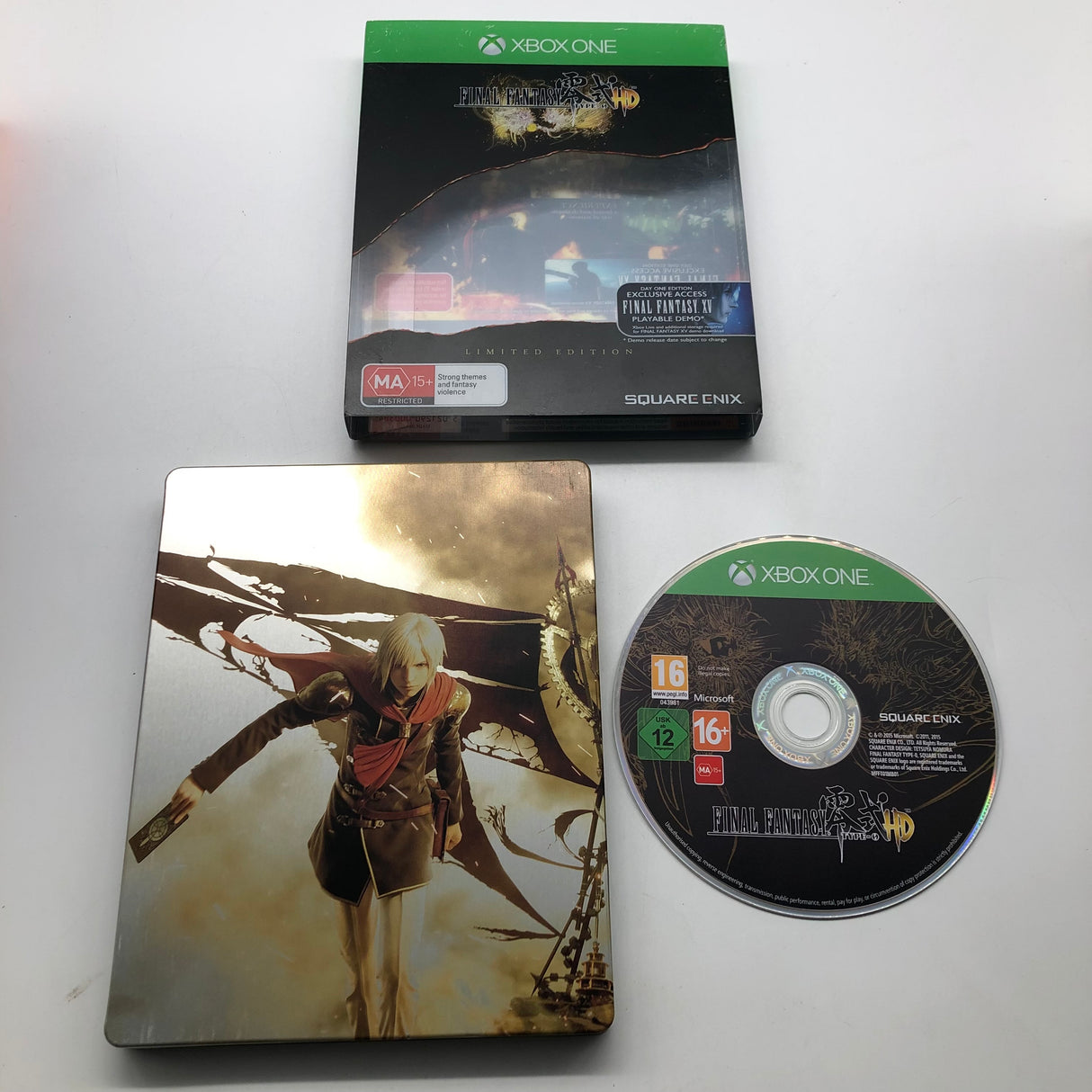 Final Fantasy Type-0 HD Steelbook Edition Xbox One Game PAL 25AU4