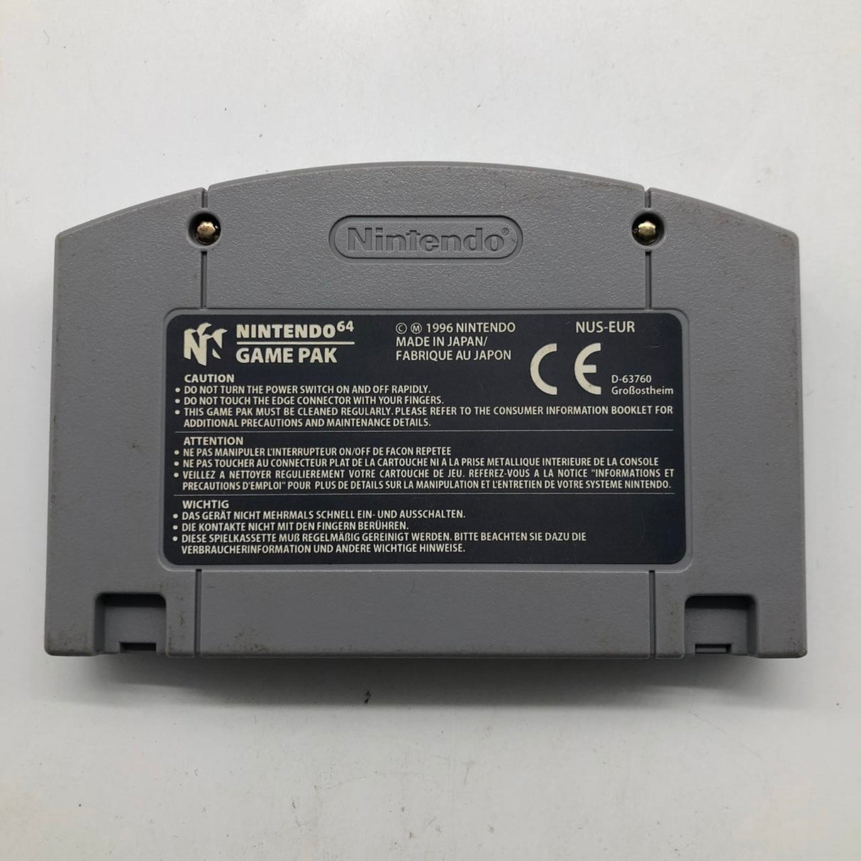 Super Mario 64 Nintendo 64 N64 Game Cartridge PAL