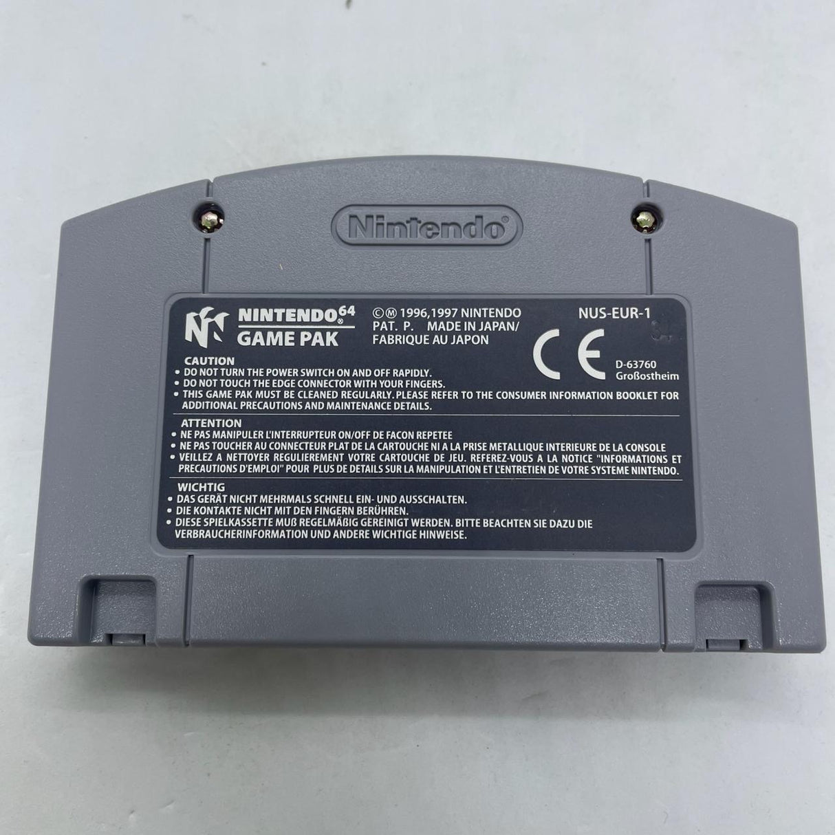 International Superstar Soccer 98 Nintendo 64 N64 Game Boxed Complete PAL