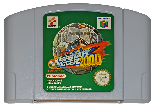 International Superstar Soccer 2000 Nintendo 64 N64 Game Cartridge PAL