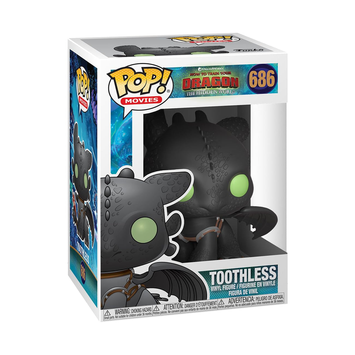 How to Train your Dragon Toothless #686 Pop Vinyl Figure