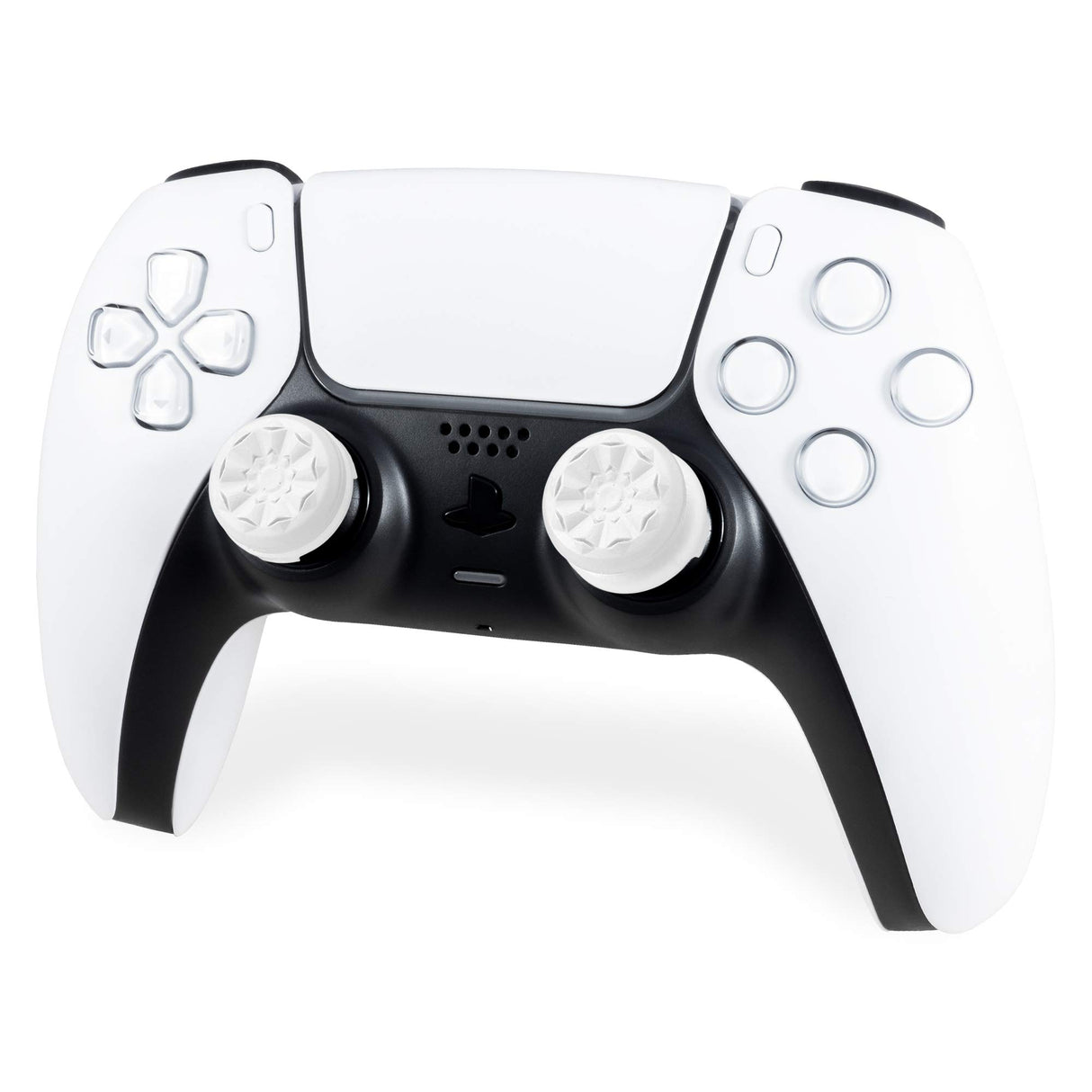 KKontrolFreek FPS Freek Galaxy white for Playstation 4/5 PS4 PS5 Performance Thumbsticks 1 High-Rise, 1 Mid-Rise White