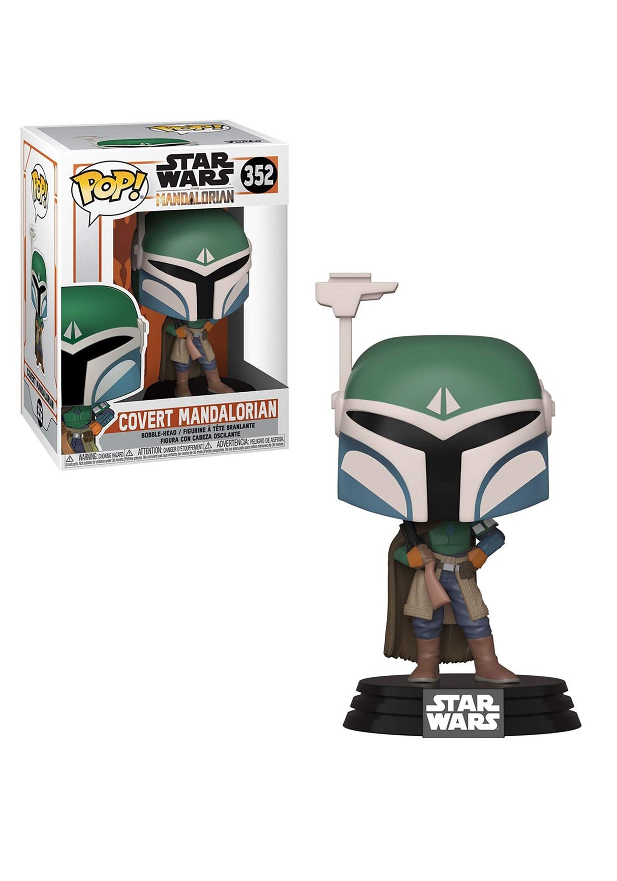 Star Wars Mandalorian Covert Mandalorian #352 Pop Vinyl Figure