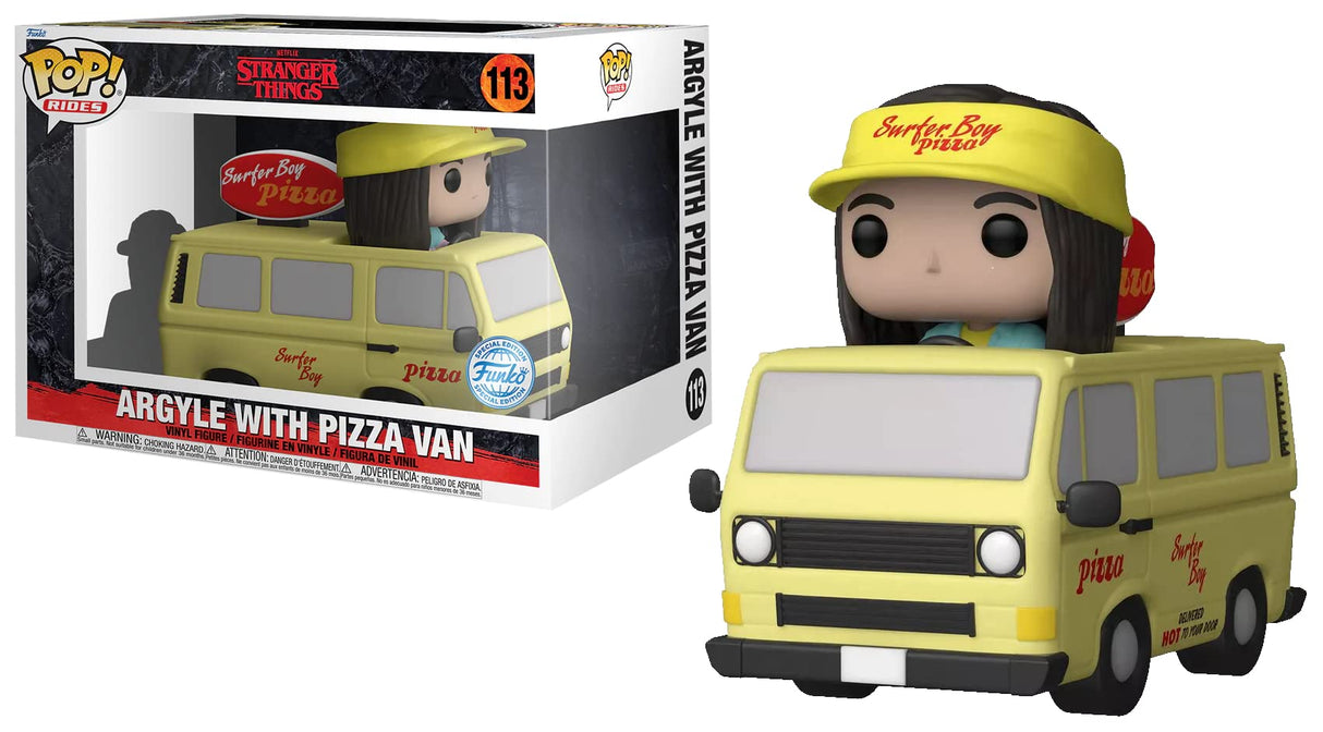Stranger Things Argyle With Pizza Van #113 Funko Pop Vinyl Figure