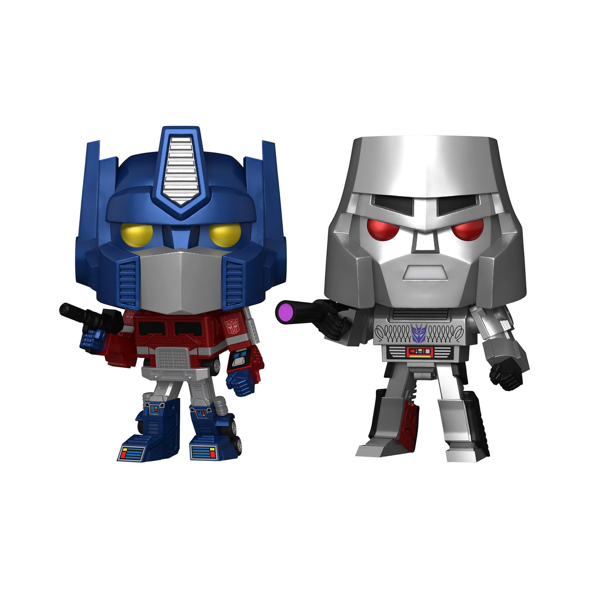 Transformers Optimus Prime & Megatron 2 Pack Metallic Action Figure