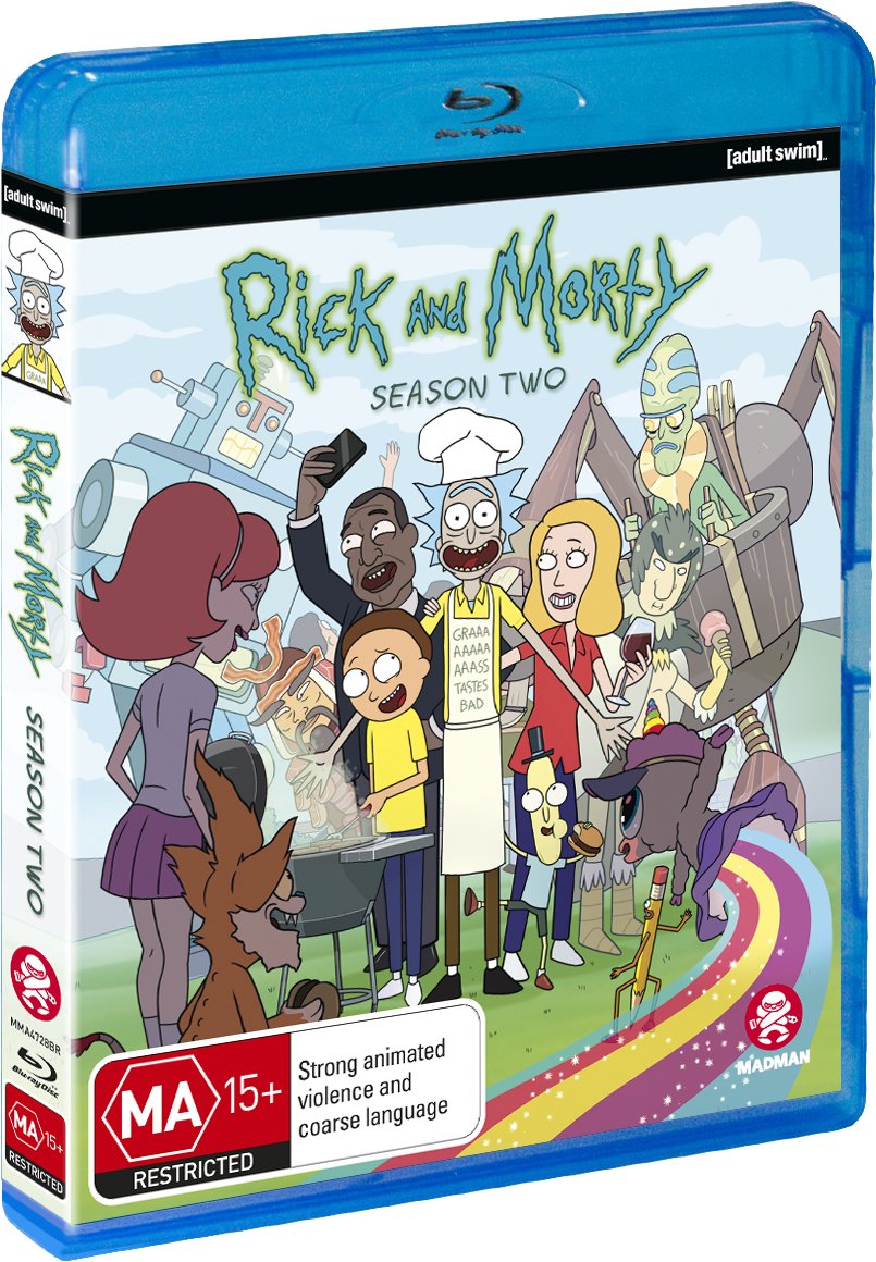 Rick And Morty Season 2 Blu-ray