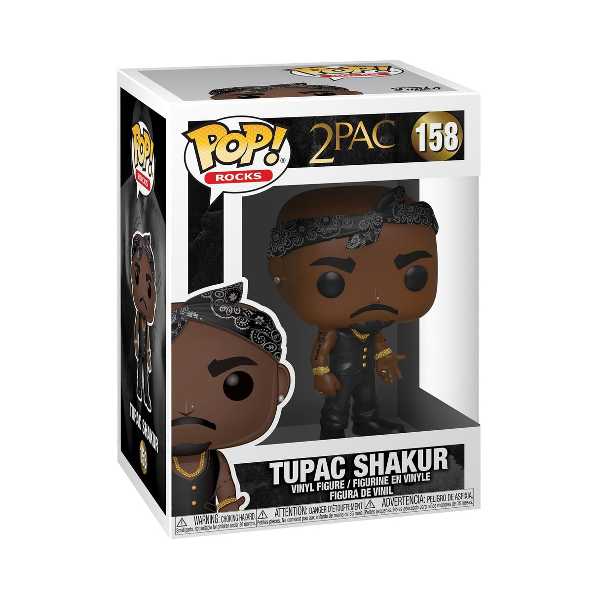 2 Pac Tupac Shakur #158 Funko Pop Vinyl Figure