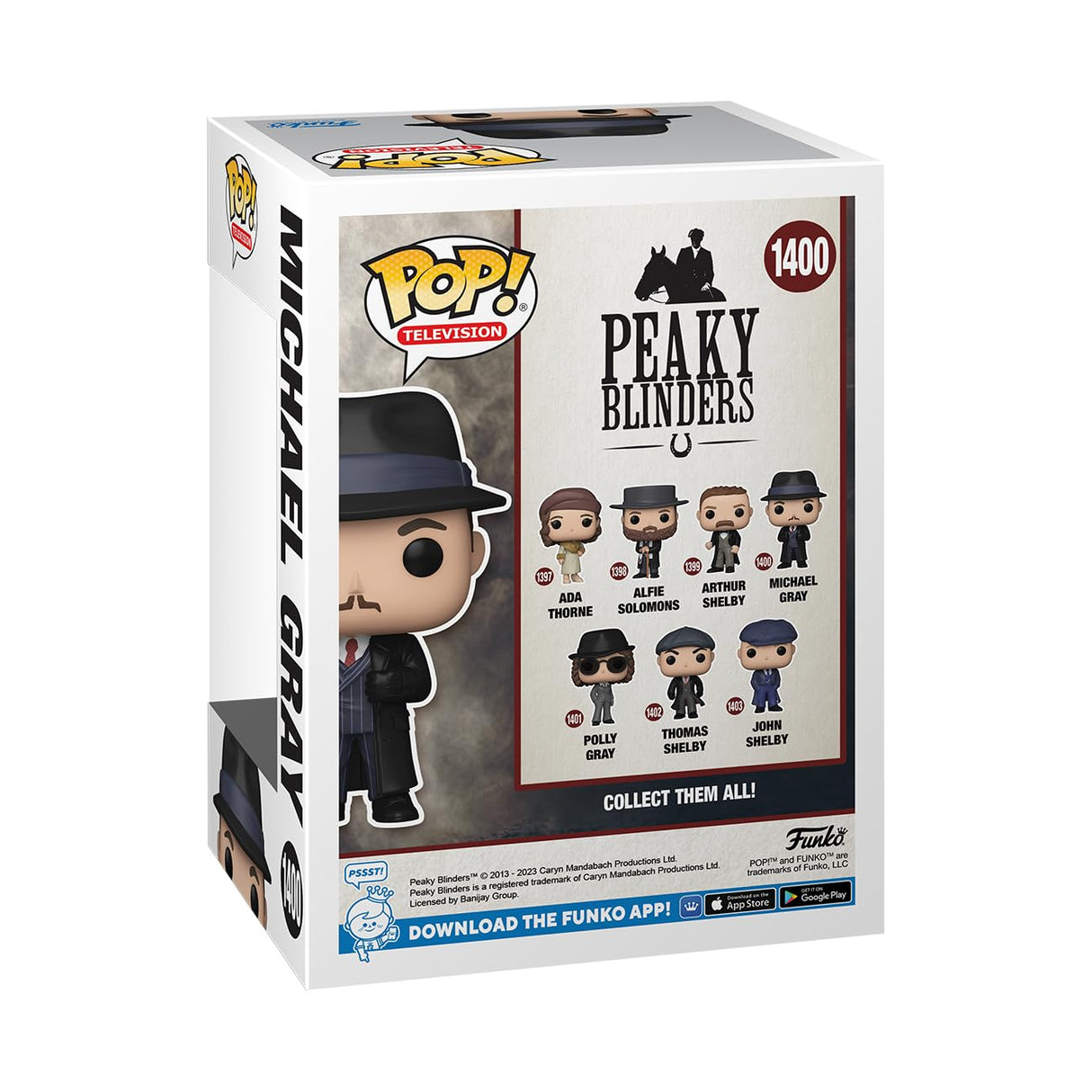 Peaky Blinders Michael Gray #1400 Pop Vinyl Figure