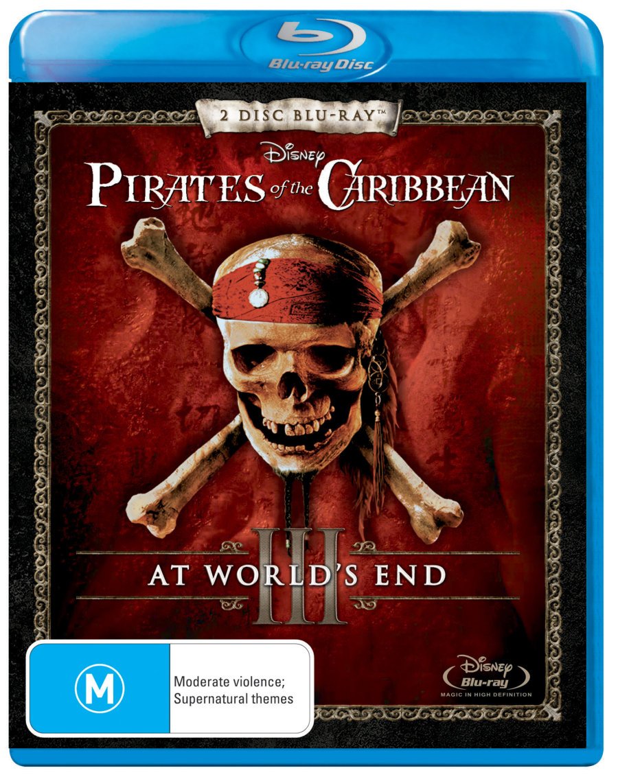 Pirates Of The Caribbean III 3 At World's End Blu-ray DVD New Sealed