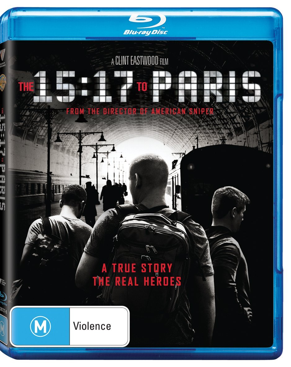 The 15:17 To Paris Blu-ray