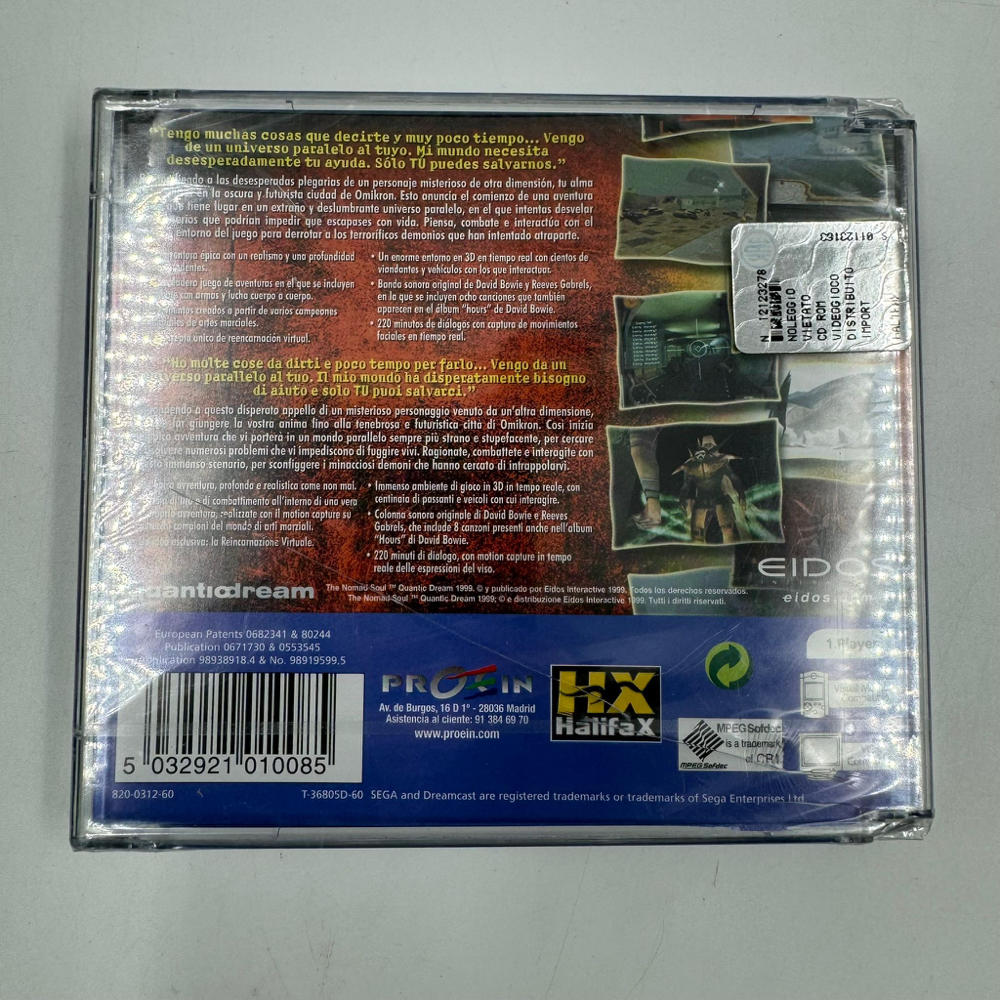 The Nomad Soul Sega Dreamcast Game PAL Brand New Sealed