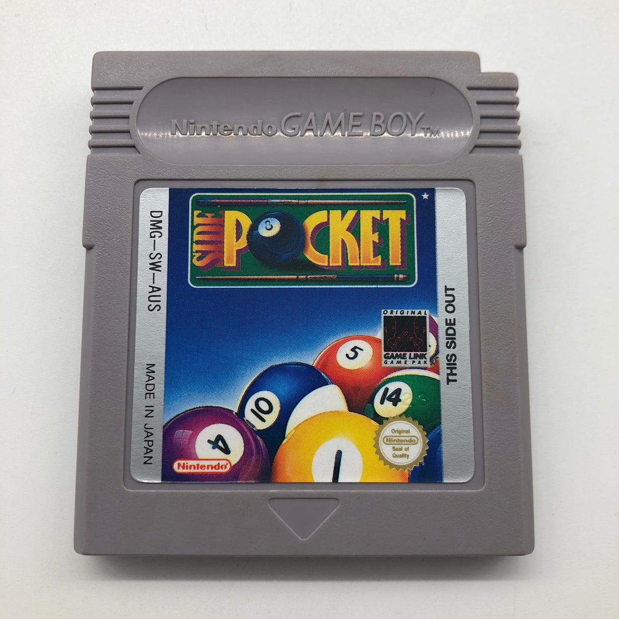 Side Pocket Nintendo Gameboy Original Game Cartridge