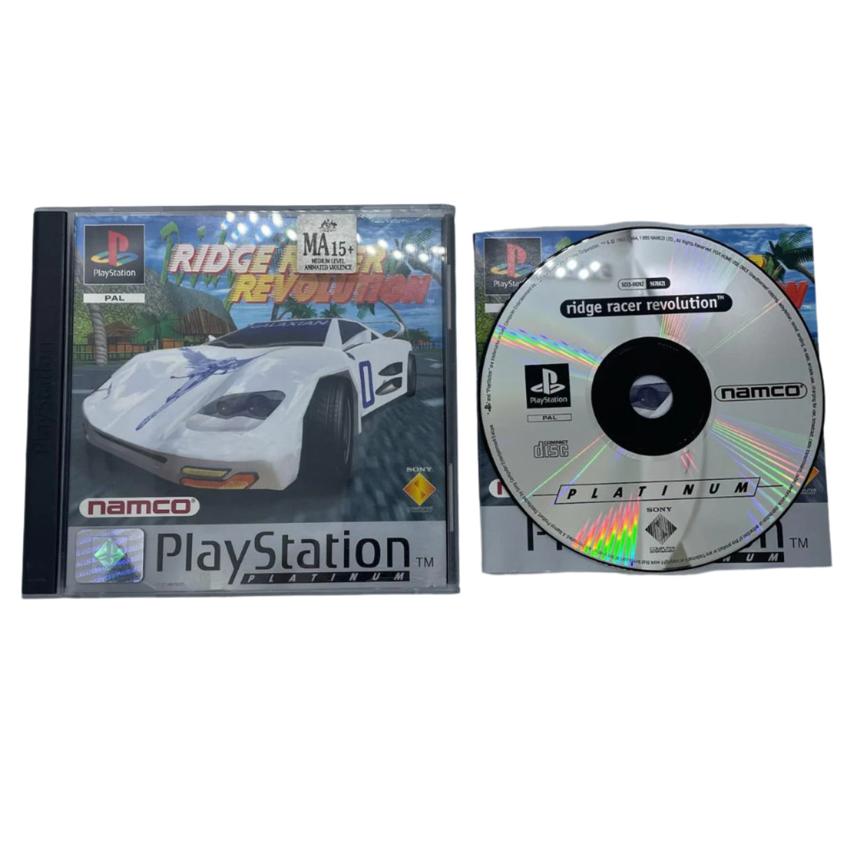 Ridge Racer Revolution PS1 Playstation 1 Game + Manual PAL
