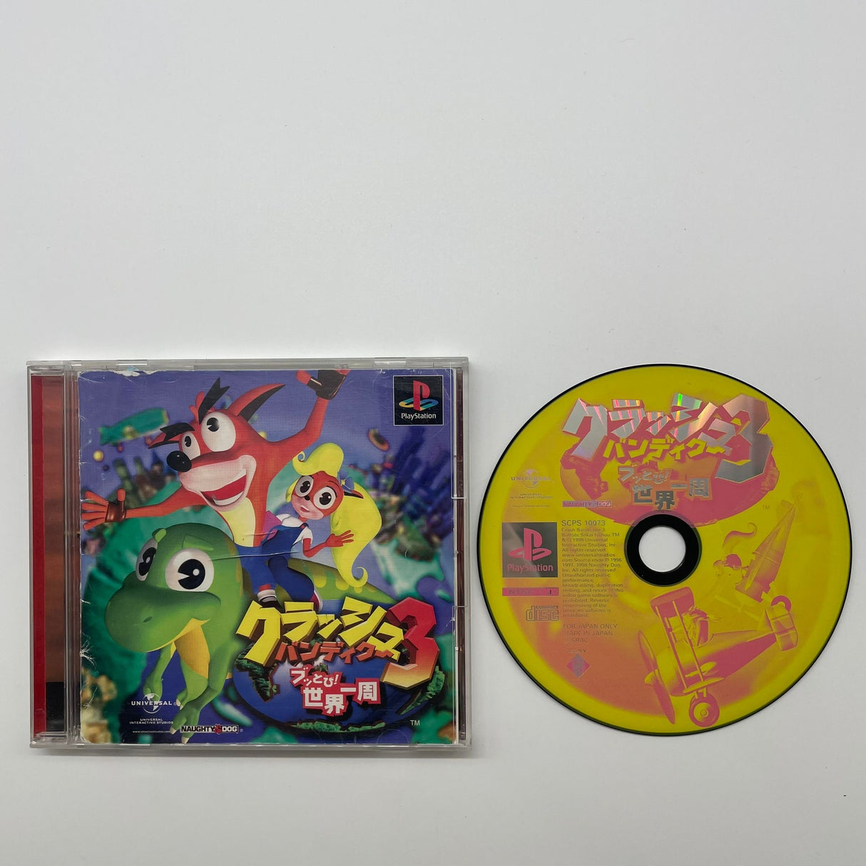 Crash Bandicoot Warped 3 PS1 Playstation 1 Game NTSC-J