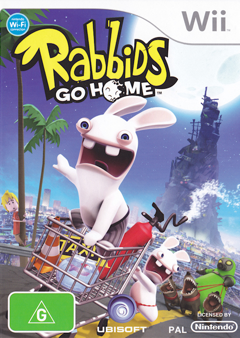 Rabbids Go Home Nintendo Wii Game PAL