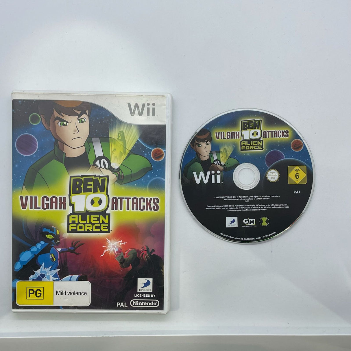 Ben 10 Alien Force Vilgax Attacks Nintendo Wii Game PAL