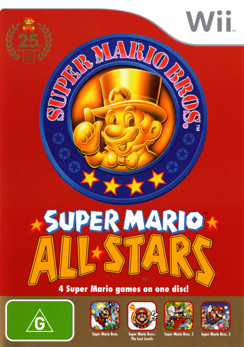 Super Mario All-Stars Nintendo Wii Game PAL