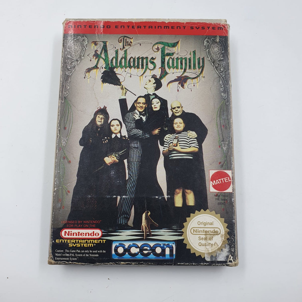 The Addams Family Nintendo Entertainment System NES Game Boxed + Manual PAL