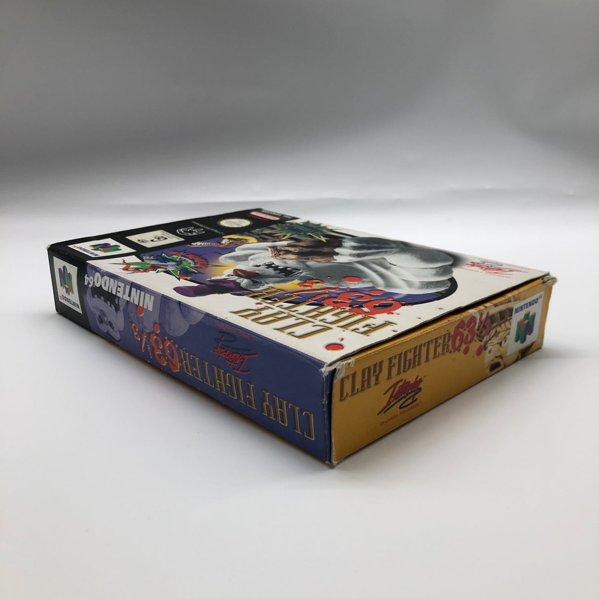 Clay Fighter 63 ⅓ Nintendo 64 N64 Game Boxed Complete PAL