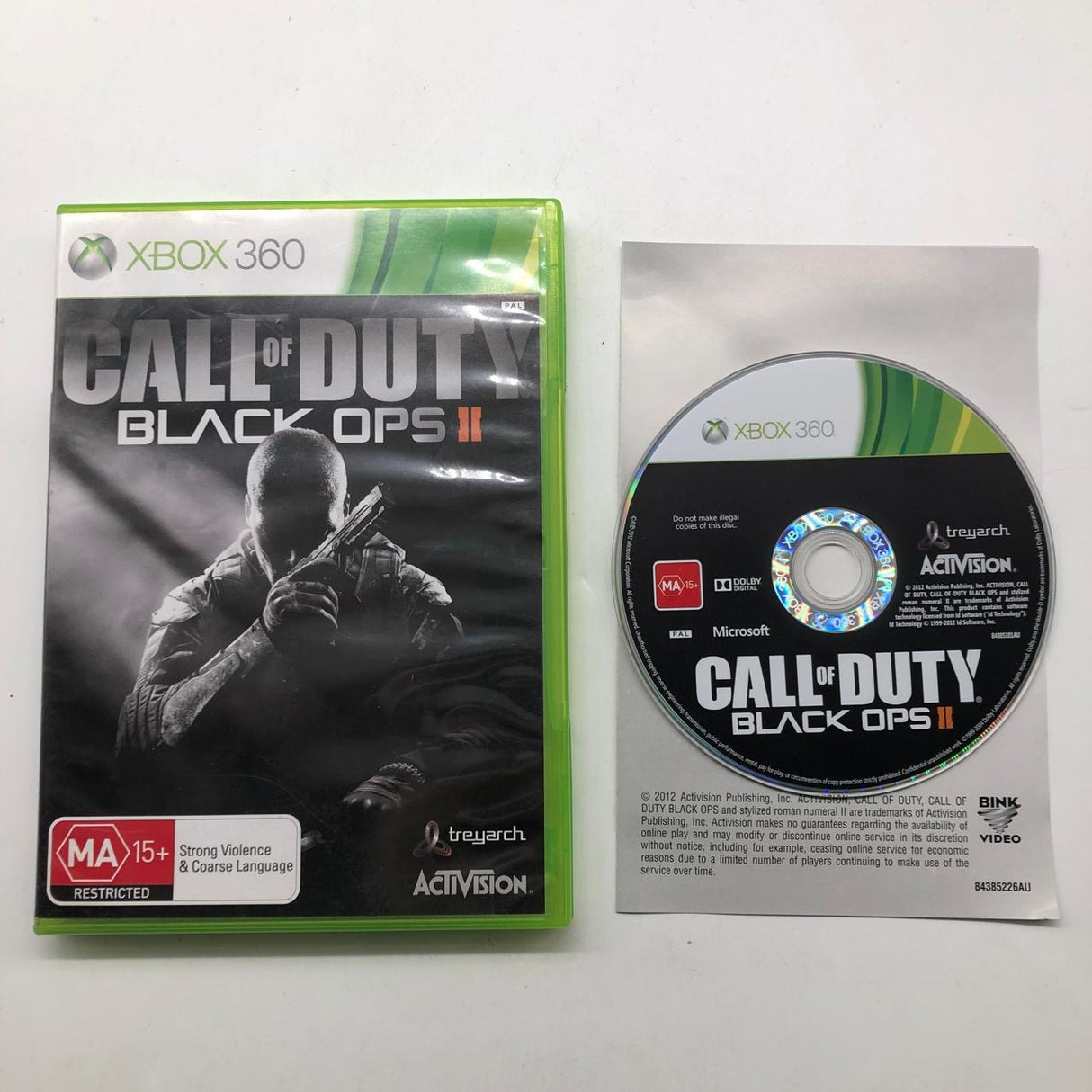 Call Of Duty Black Ops 2 Xbox 360 Game + Manual PAL