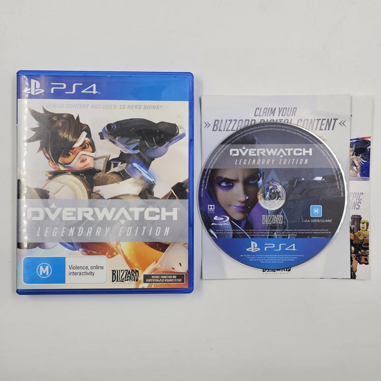 Overwatch Legendary Edition PS4 Playstation 4 Game + Manual