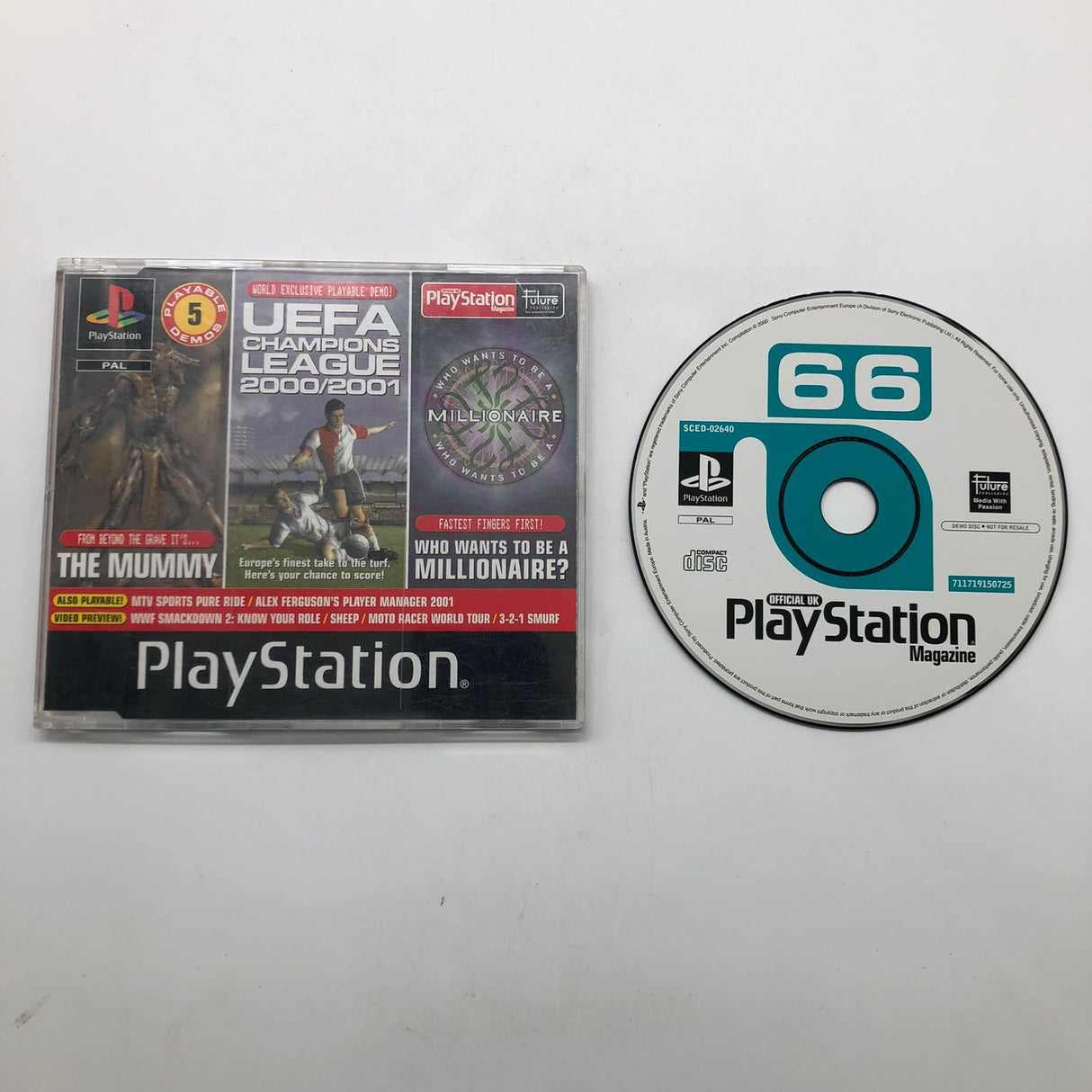 Demo Disc 66 Official UK Playstation Magazine Sony PS1 Playstation 1 PAL 25AU4