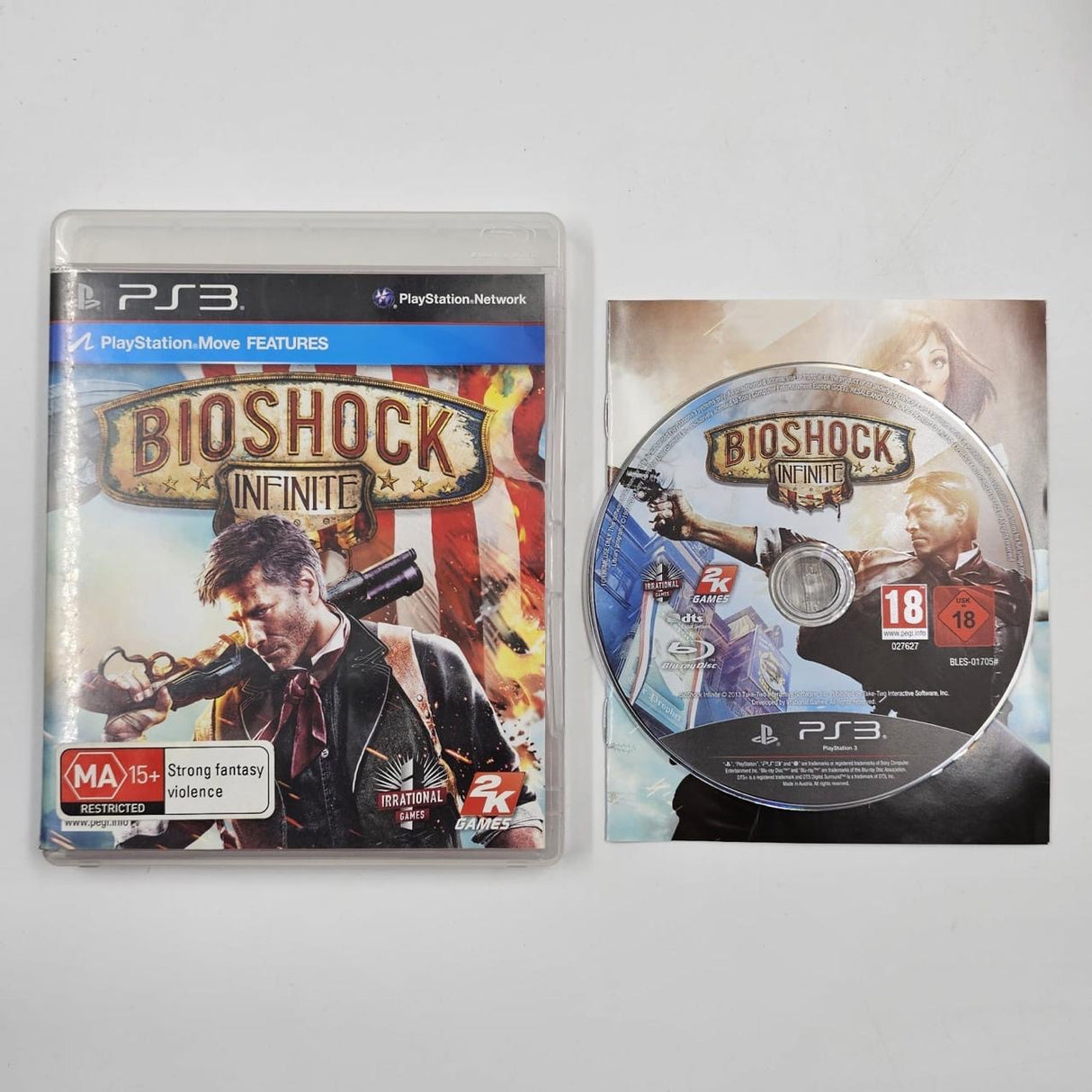 Bioshock Infinite PS3 Playstation 3 Game + Manual PAL