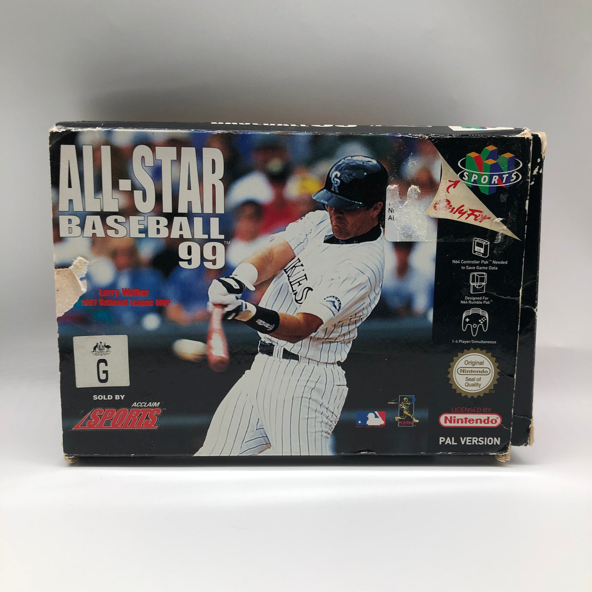 All-Star Baseball 99 Nintendo 64 N64 Game Boxed + Manual PAL