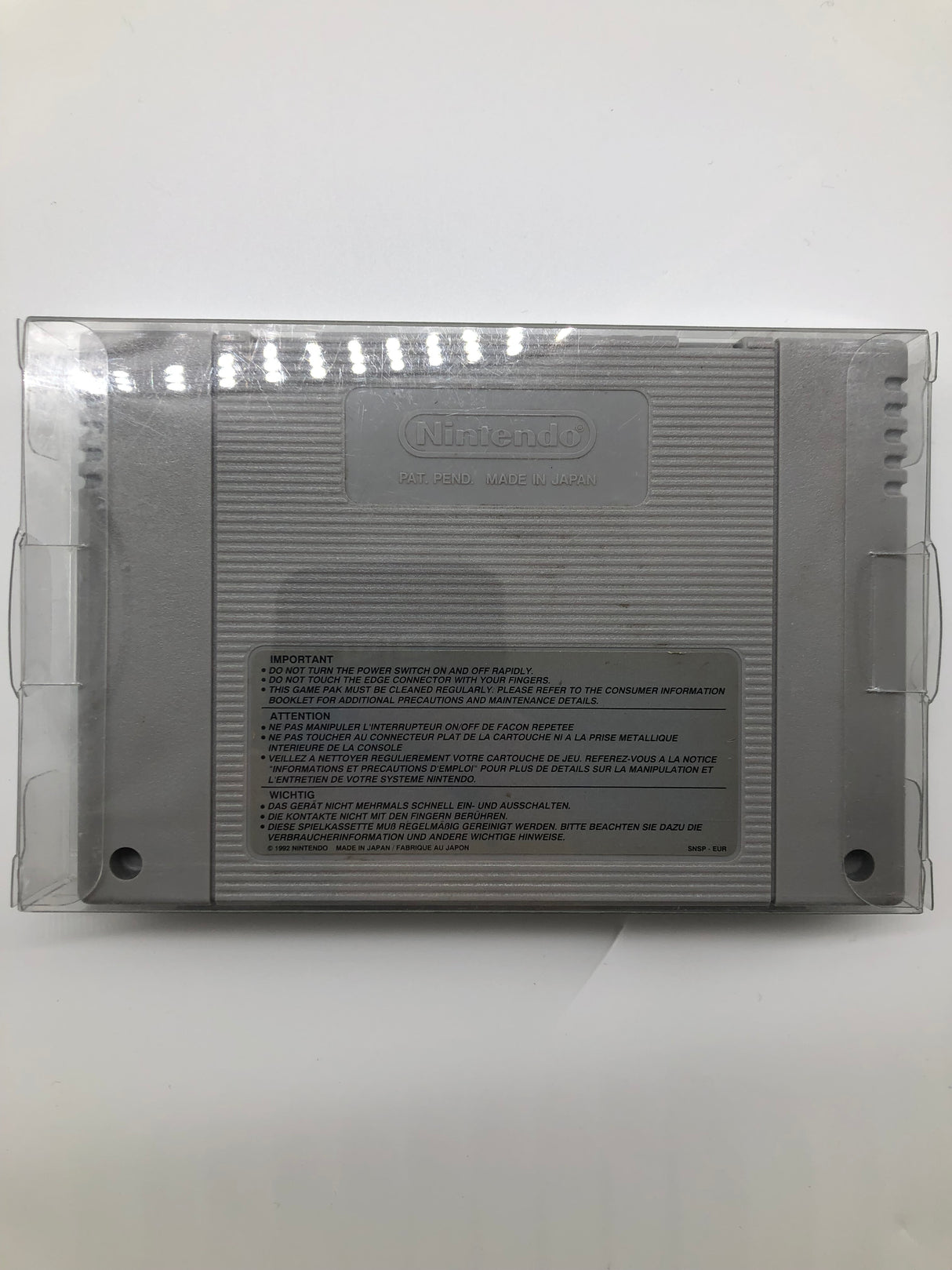 The Itchy And Scratchy Game Super Nintendo SNES Game Cartridge PAL