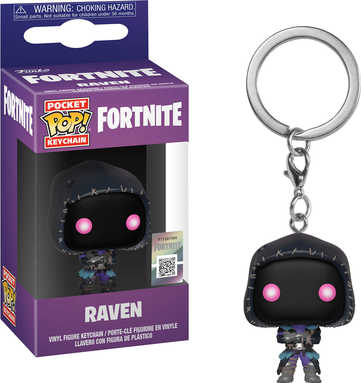 Fortnite Raven Keychain Pop Vinyl Figure