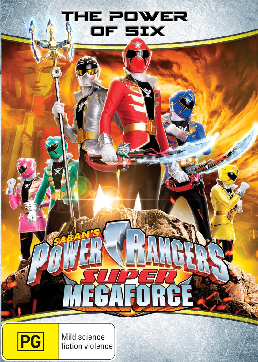 Power Rangers Megaforce Power of Six DVD