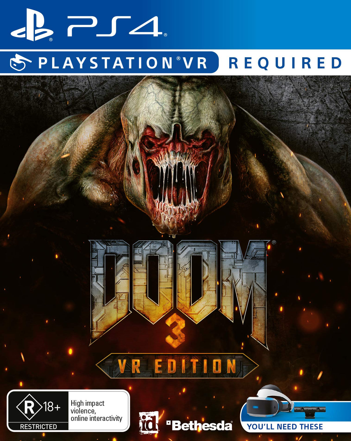 Doom 3: VR Edition - PlayStation 4 PS4 Game Brand New Sealed