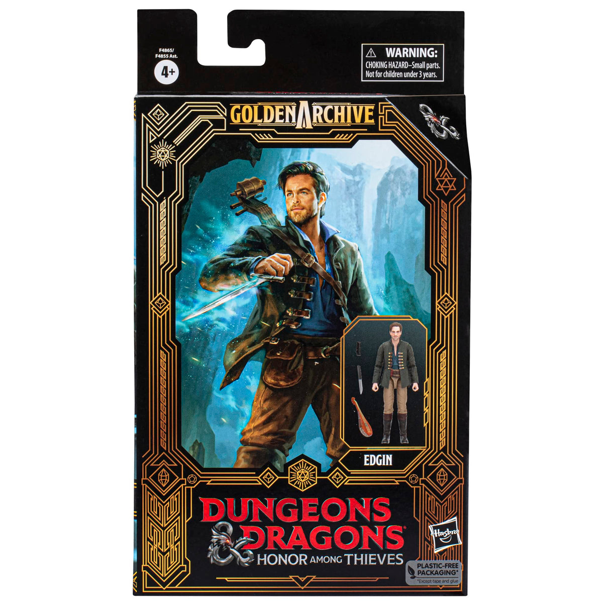 Dungeons and Dragons Honor Among Thieves Golden Archive Edgin Action Figure