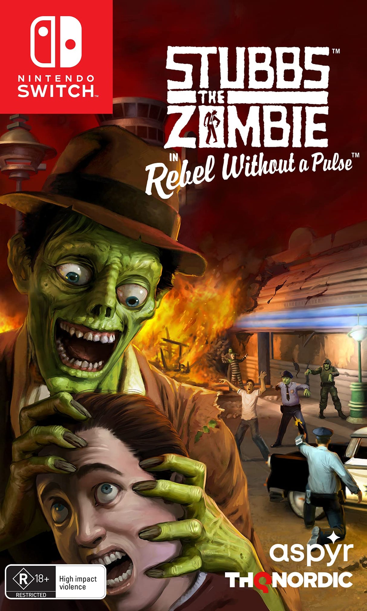 Stubbs the Zombie in Rebel Without a Pulse Nintendo Switch Game Brand New Sealed