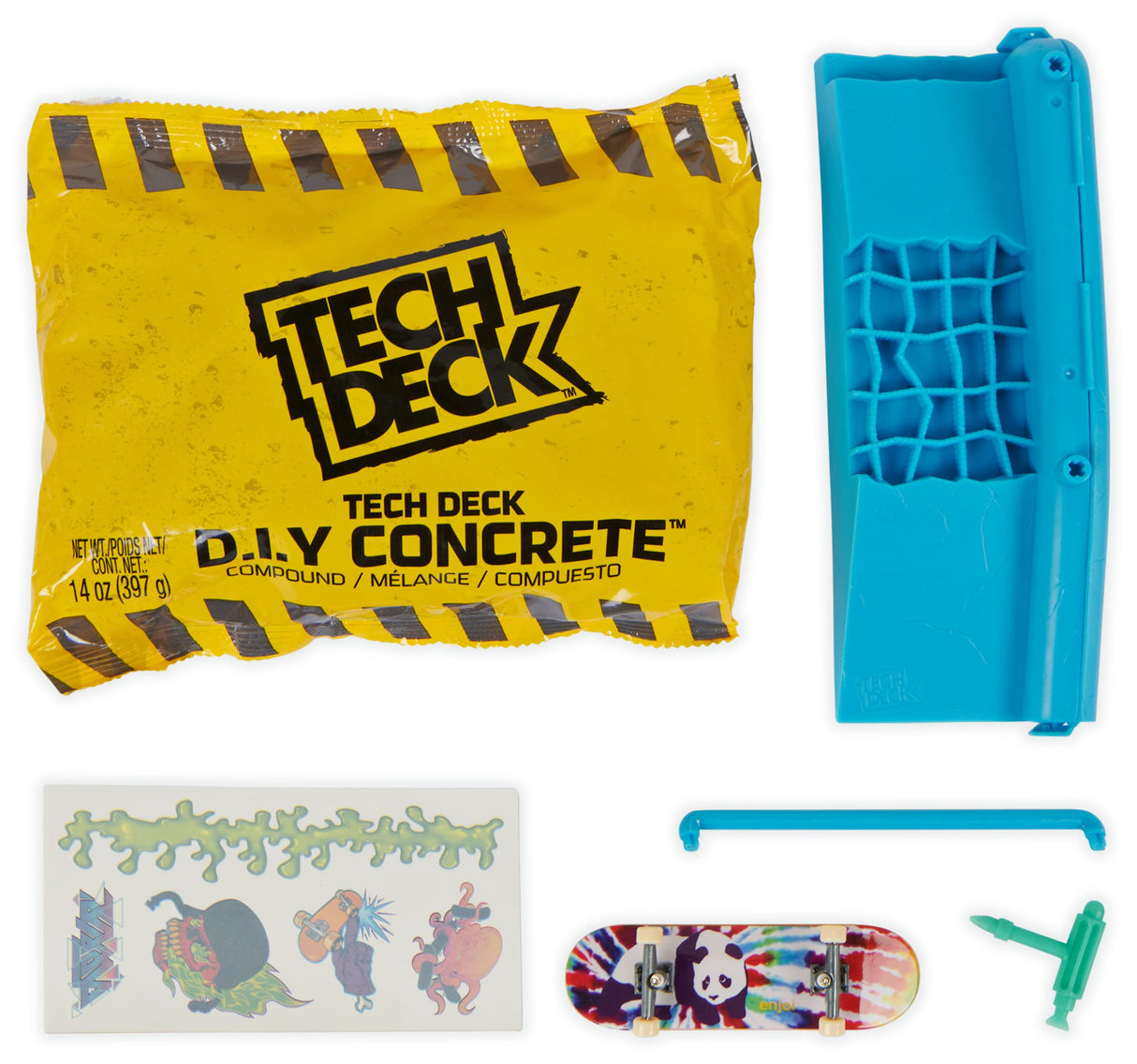 Tech Deck DIY Concrete Reusable Modeling Playset