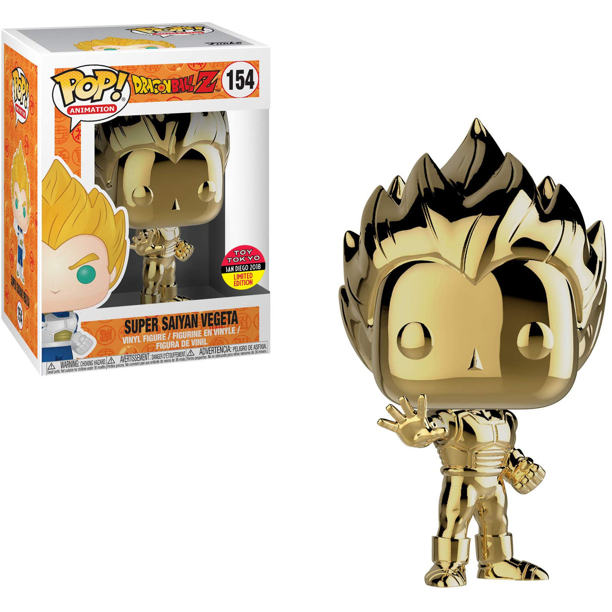 Dragonball Z #154 Super Saiyan Vegeta Pop Vinyl Figure