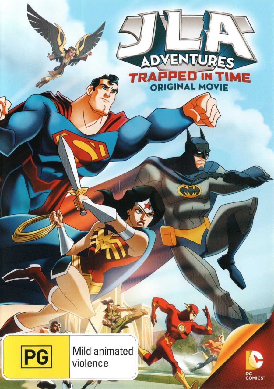 JLA Adventures Trapped in Time Original Movie DVD