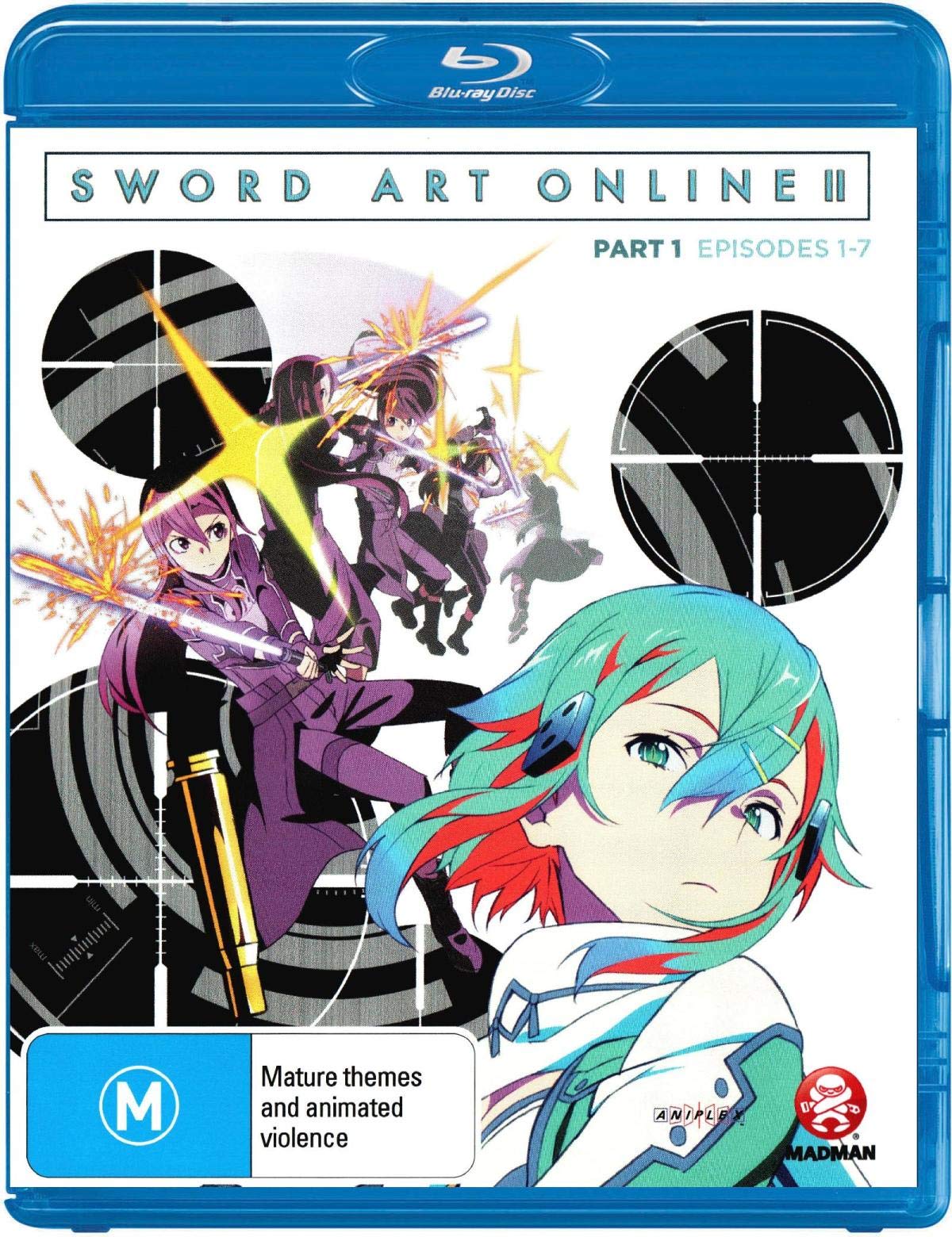 Sword Art Online II Part 1 Episodes 1 - 7 Blu-ray