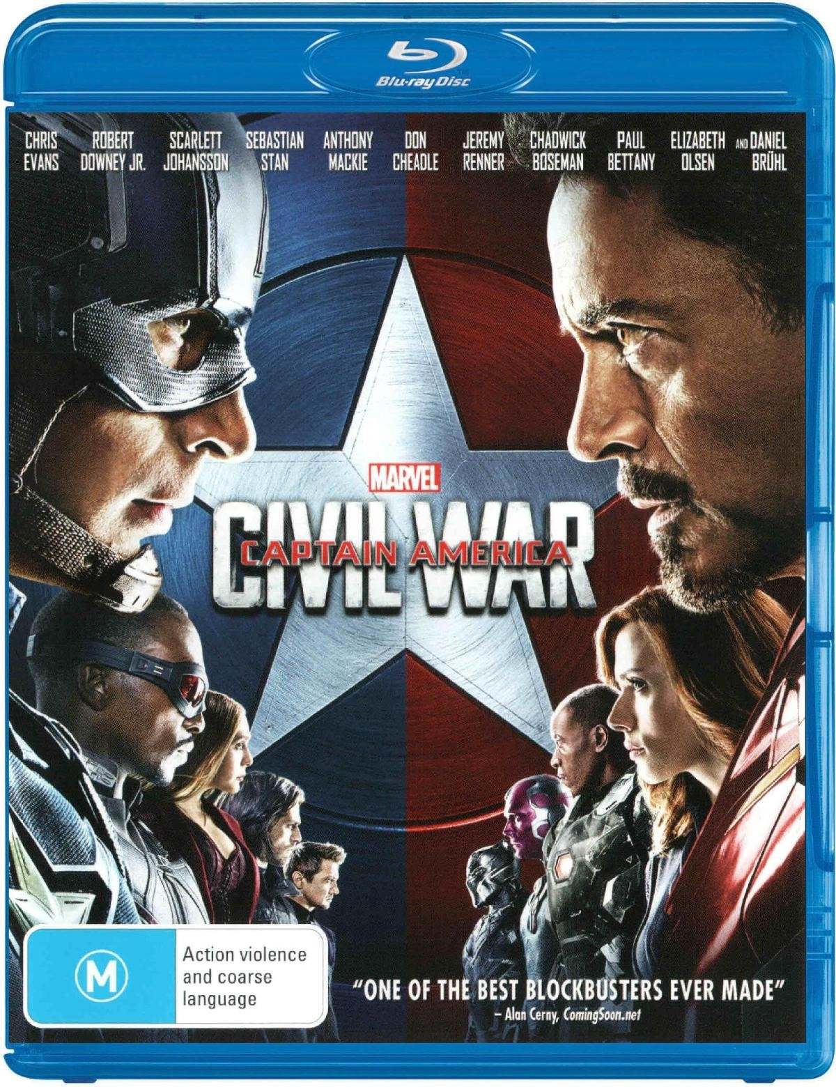 Captain America Civil War Blu-ray