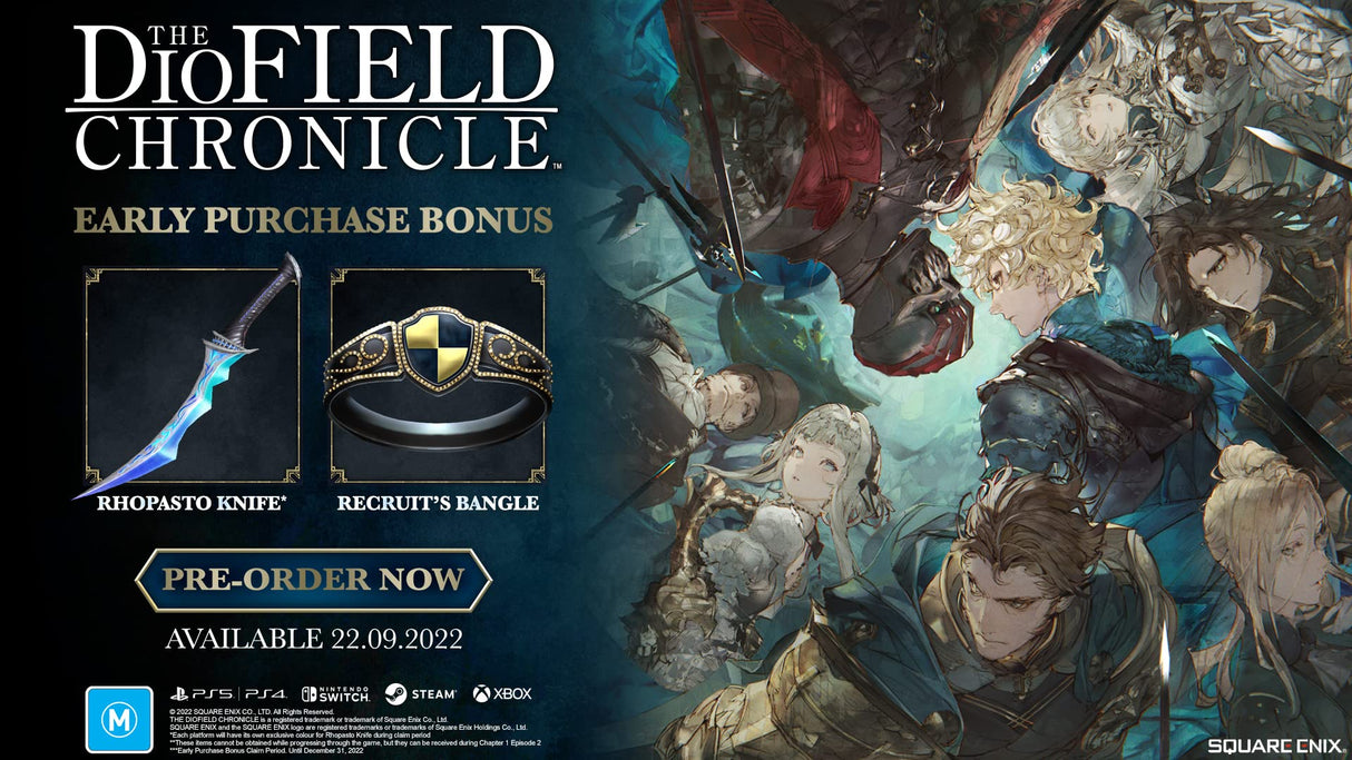 SQUARE ENIX The Diofield Chronicle - PlayStation 5 PS5 Game Brand New Sealed